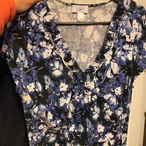 Ann Taylor loft floral shirt
